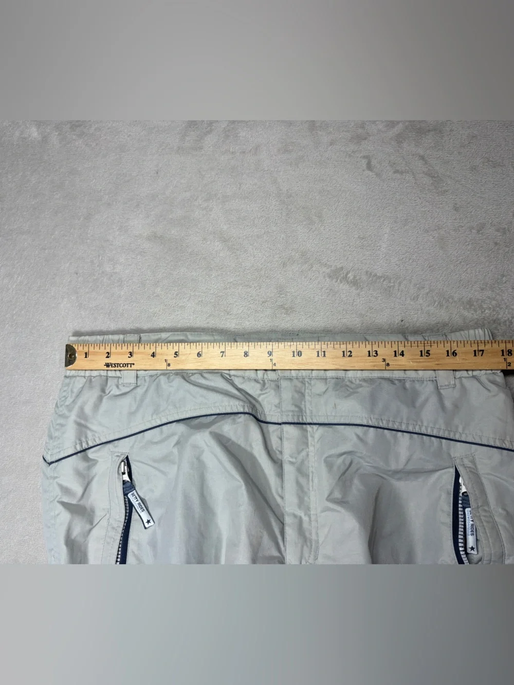 Betty Rides Cream Snowboarding Insulated Snow Winter Pants Size Large